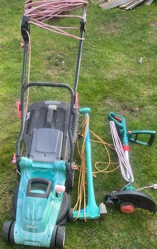 Grass lawnmower trimmer and - grass,